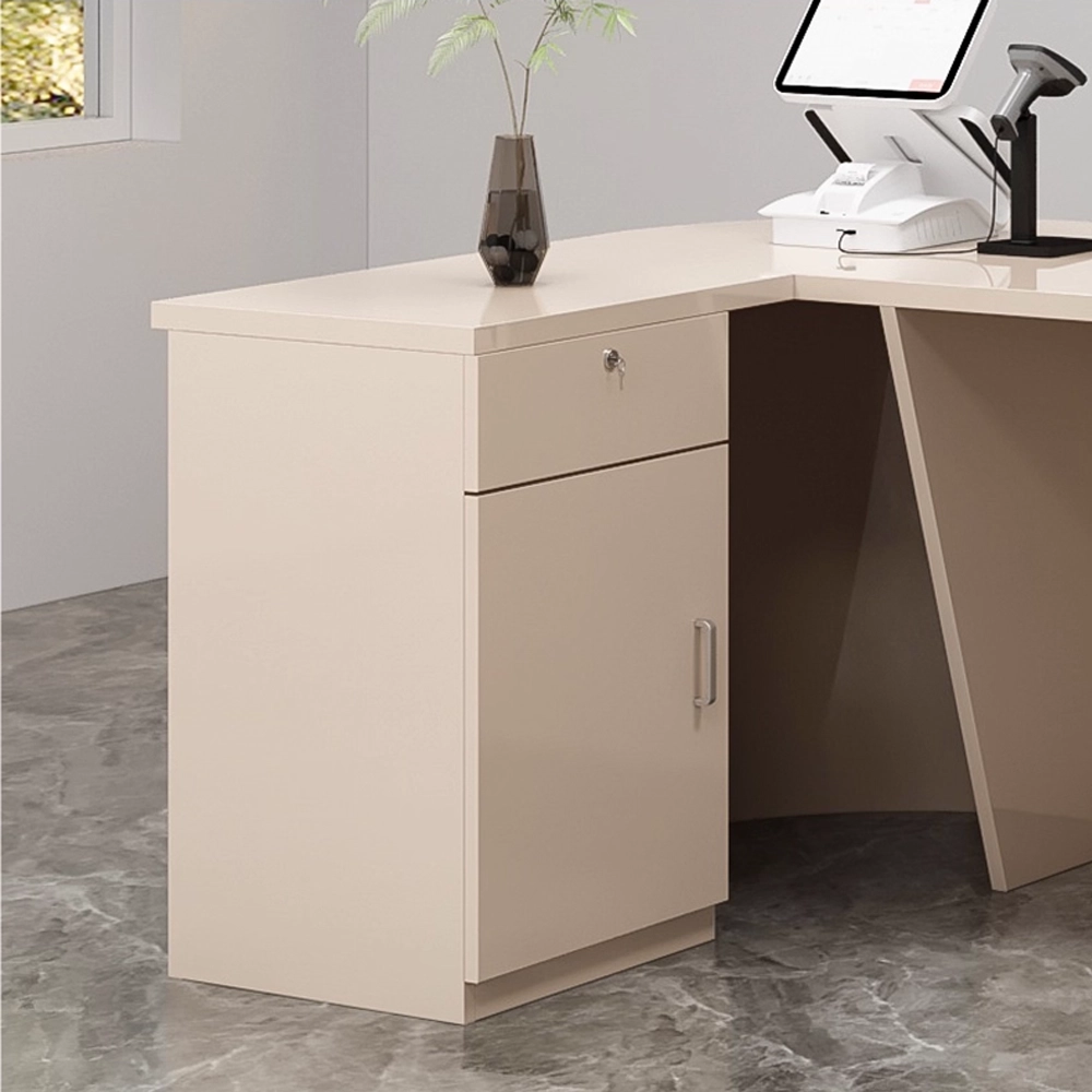 Rounded Corner Cashier Reception Desk