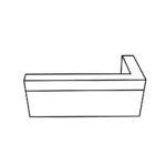 Modern Minimalist Bar Counter & Cashier Desk for Boutique