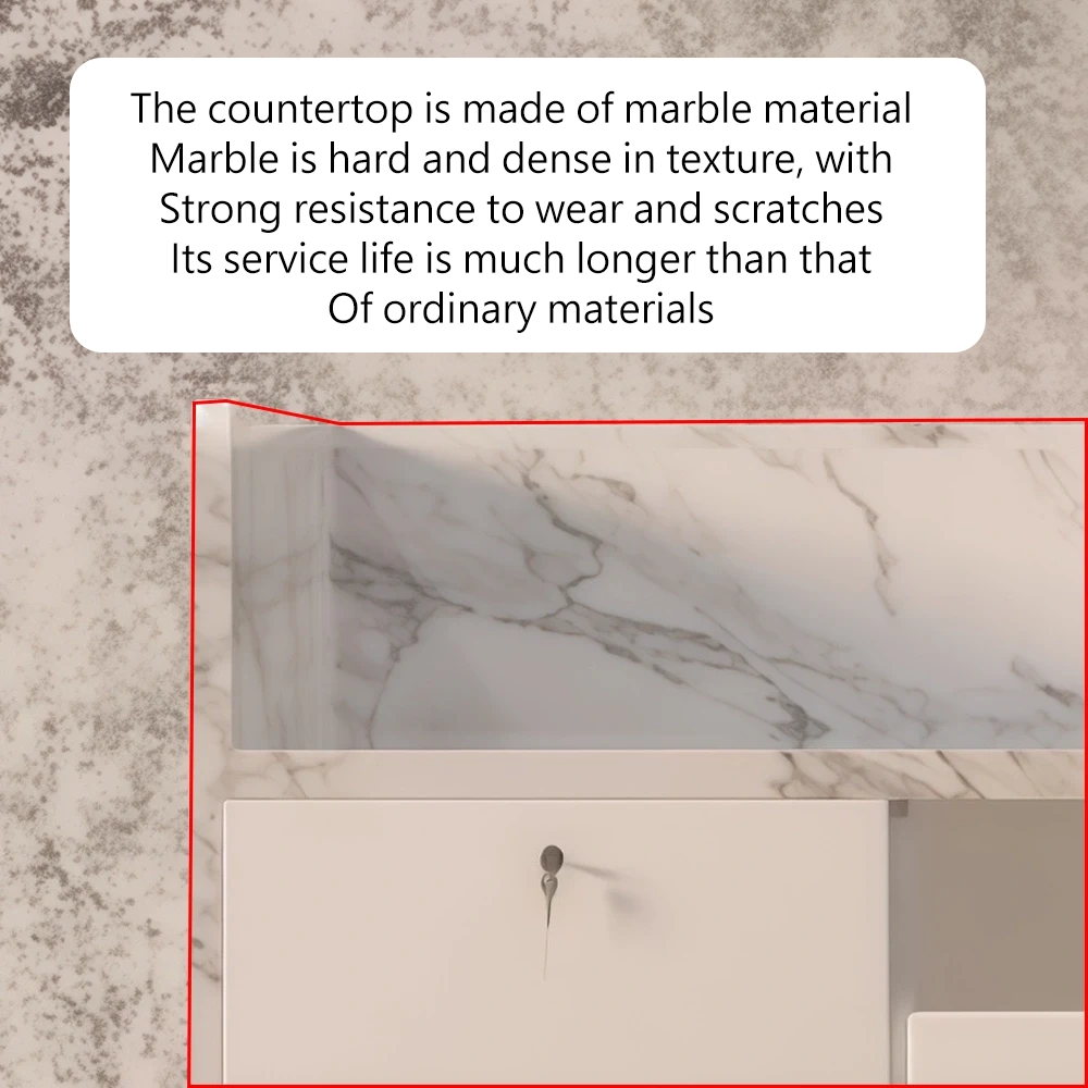 High-end Marble Company Reception Desk