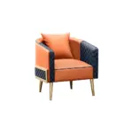Luxurious Curved Sofa, Orange - Maoters