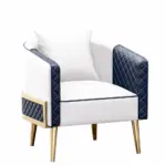 Luxurious Curved Sofa, Orange - Maoters