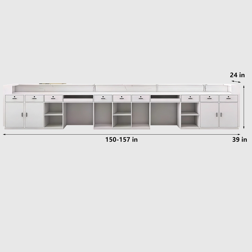 Marble-Lacquer Reception & Cashier Desks