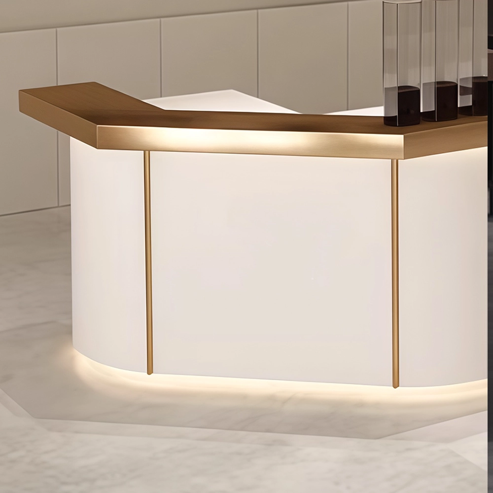 Modern Cream Tone Bistro & Reception Desk