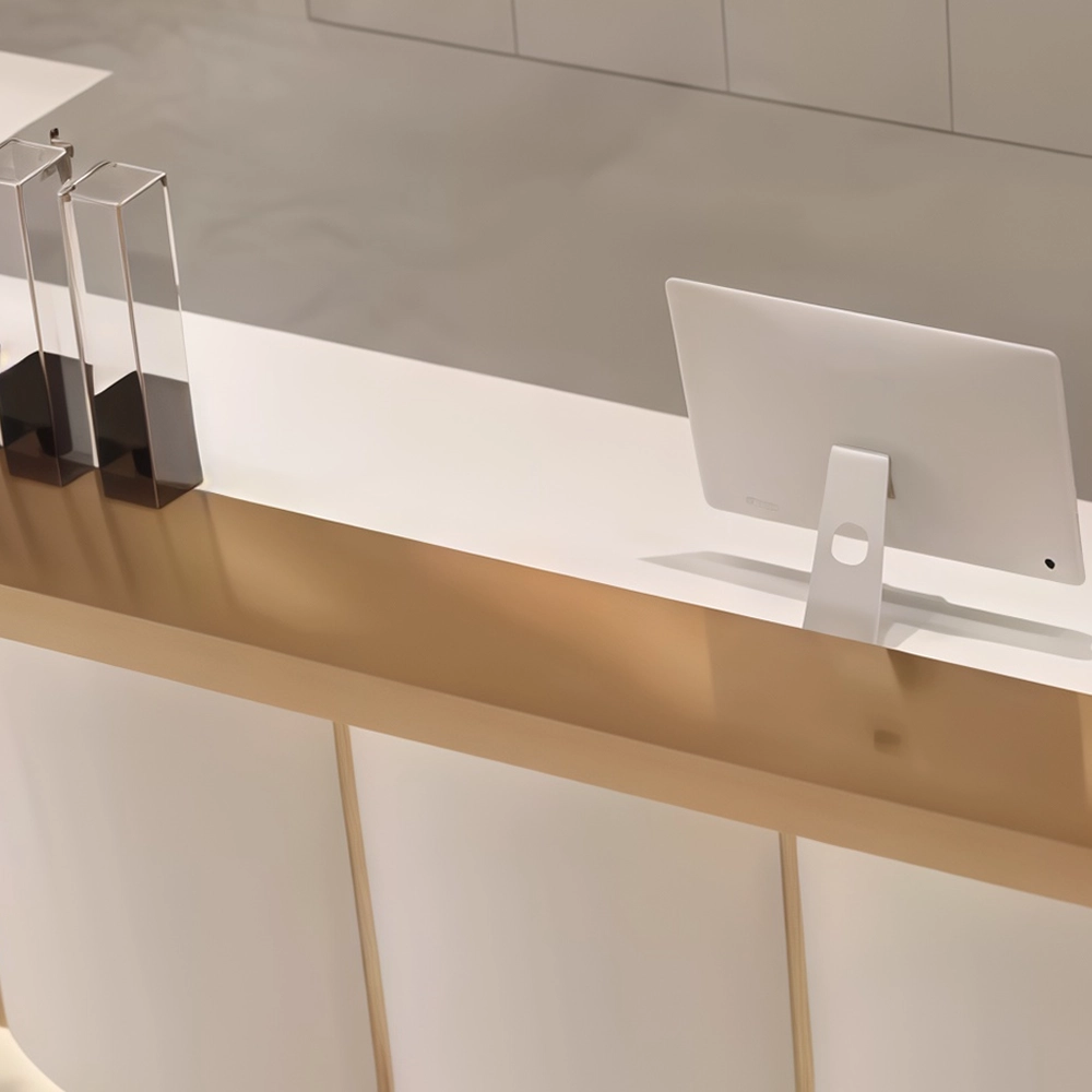 Modern Cream Tone Bistro & Reception Desk