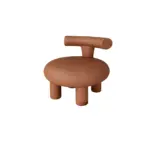 Nordic Patchwork Curved Two Seater Sofa Chair