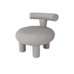 Nordic Patchwork Curved Two Seater Sofa Chair