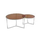 Nordic Patchwork Curved Two Seater Sofa Chair