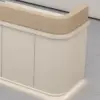 Premium Cream Tone Reception Desk for Academy & Salon