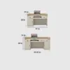 Premium Cream Tone Reception Desk for Academy & Salon