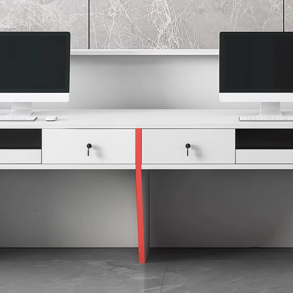 Rectangular Marble Reception Desk for Corporate & Hotel Lobby