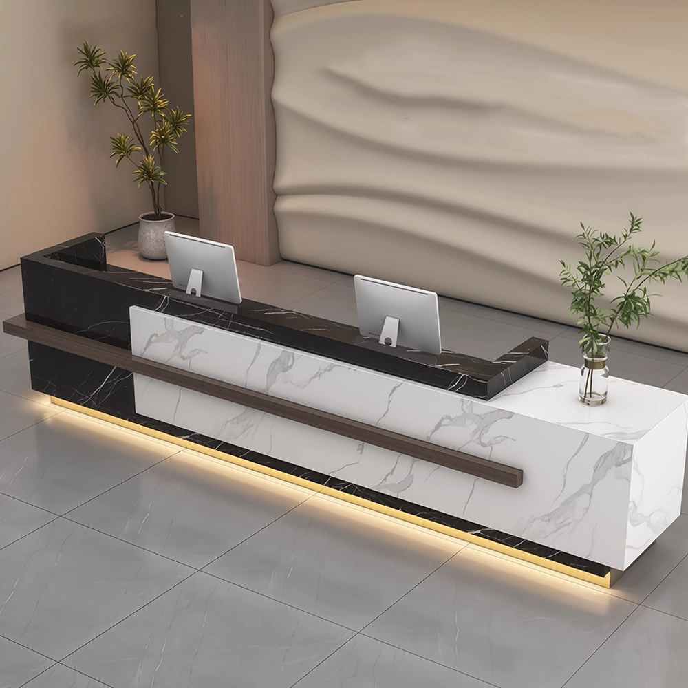 Reception Desks in Composite Stone & Marble For Businesses