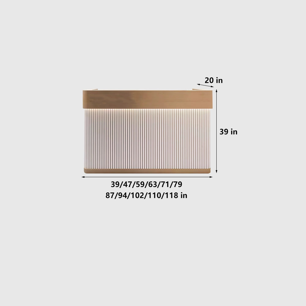 Modern Minimalist Wooden Cashier Counter