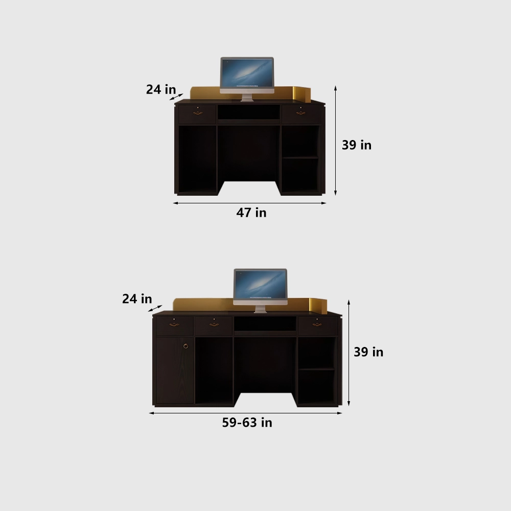 Light Luxury Modern Small Reception Desk