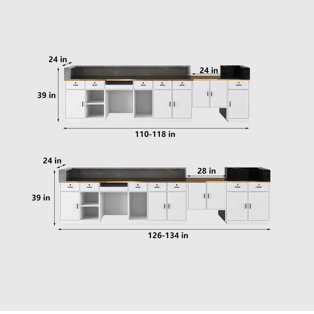 Genuine Marble Stone Hotel Reception Desk