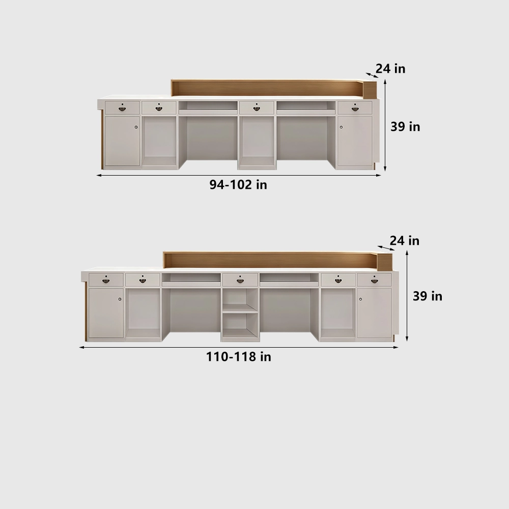 Marble Business-style Reception Desk