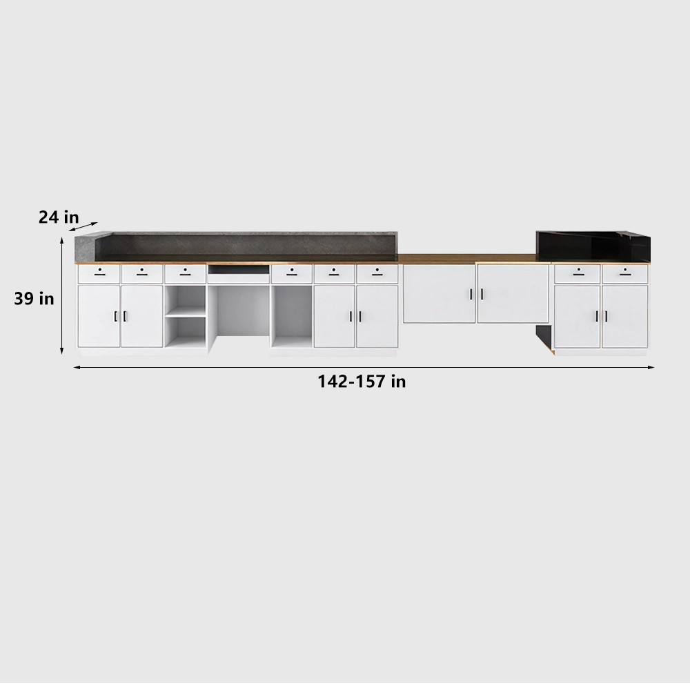 Genuine Marble Stone Hotel Reception Desk