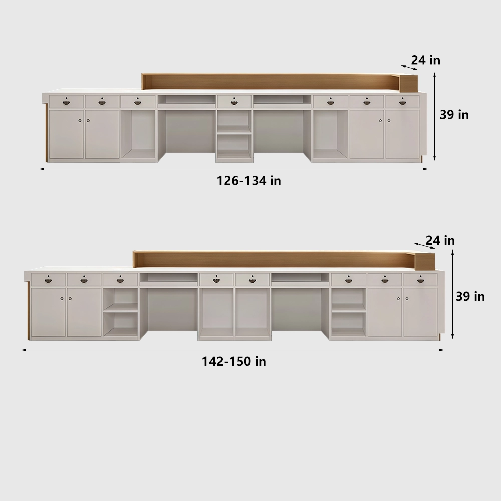 Marble Business-style Reception Desk