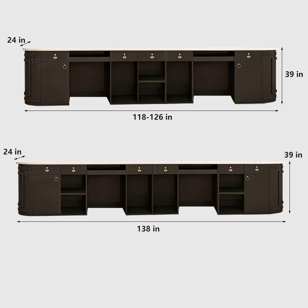 French Vintage Style Cashier Counter