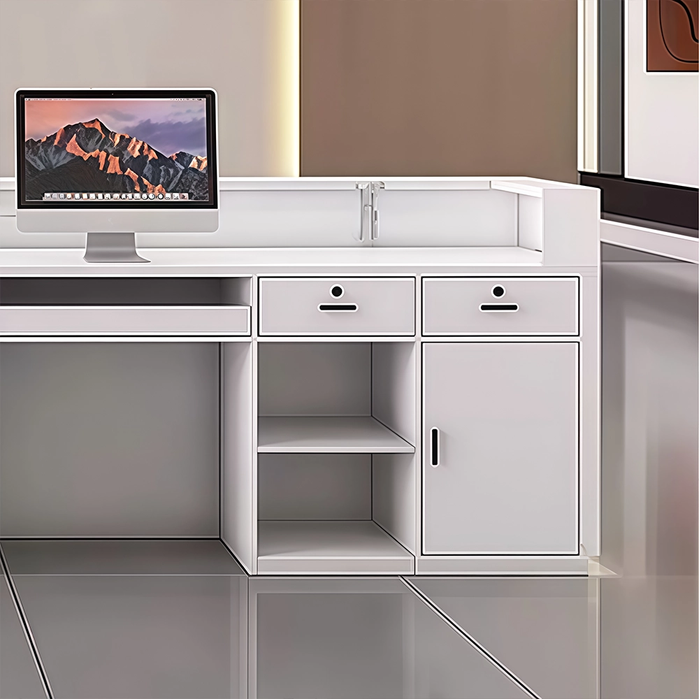 Marble-Lacquer Reception & Cashier Desks