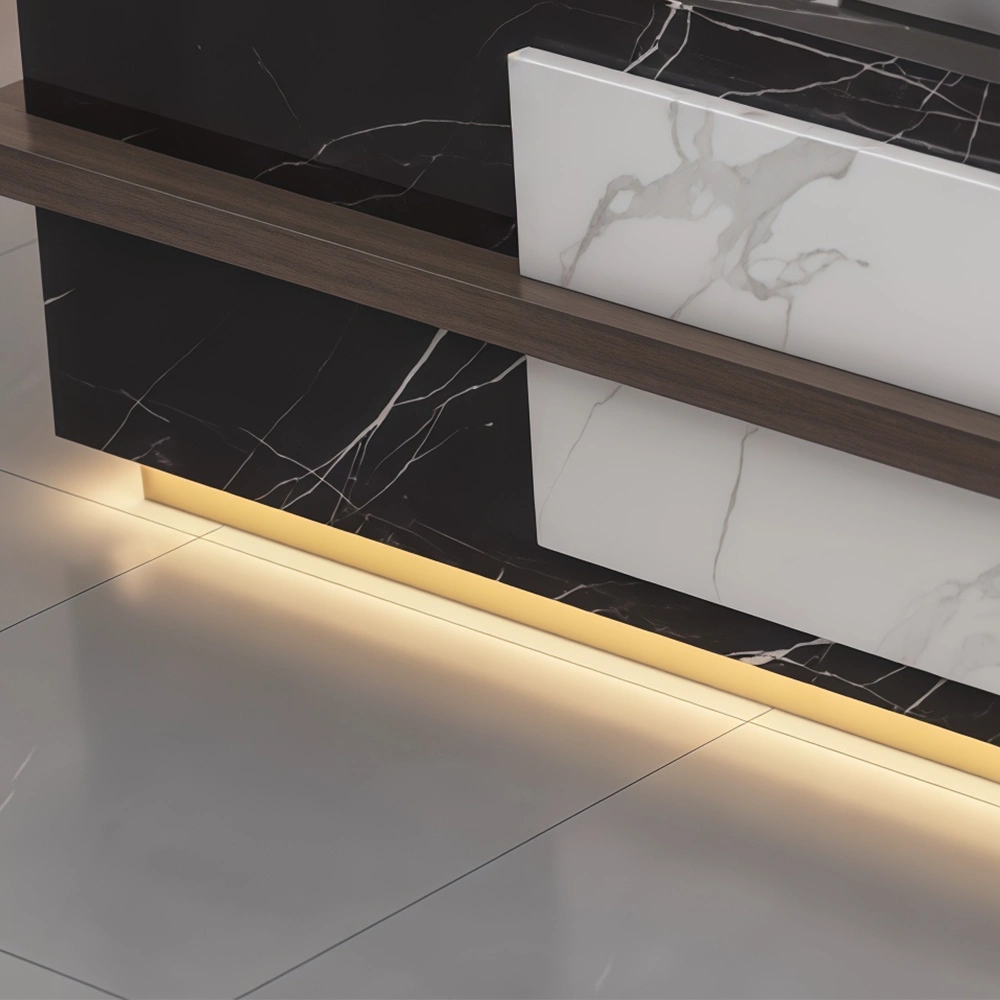 Reception Desks in Composite Stone & Marble For Businesses