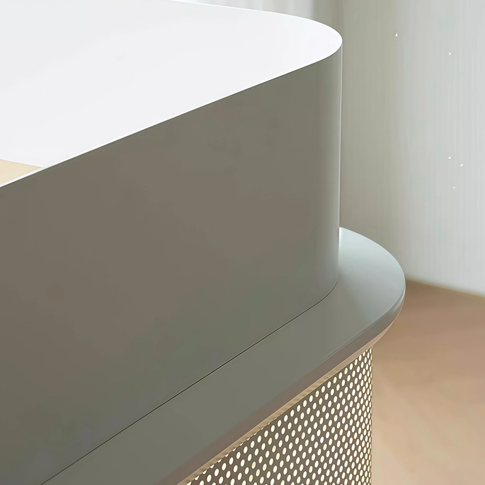 High-end Reception Desk Counter With Painted Finish