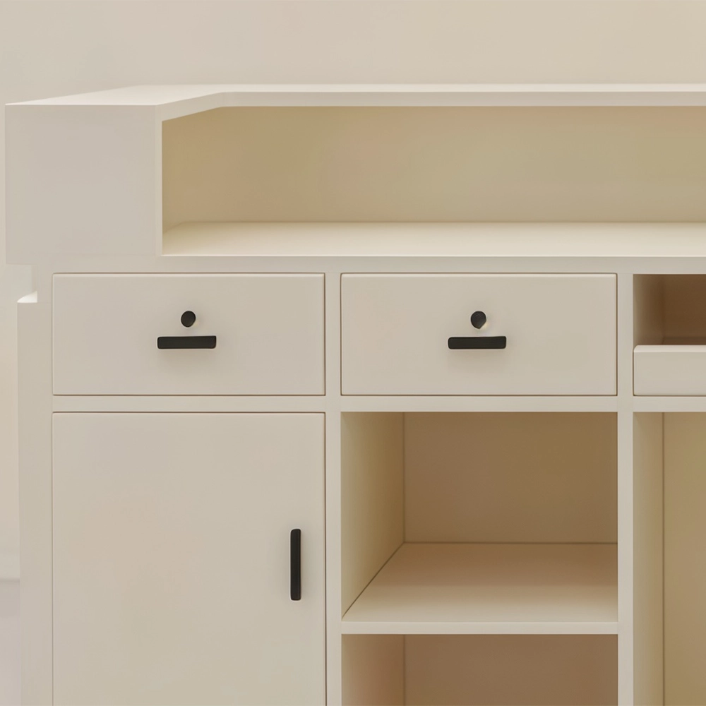 Modern Vertical-striped Luxury Reception Desk