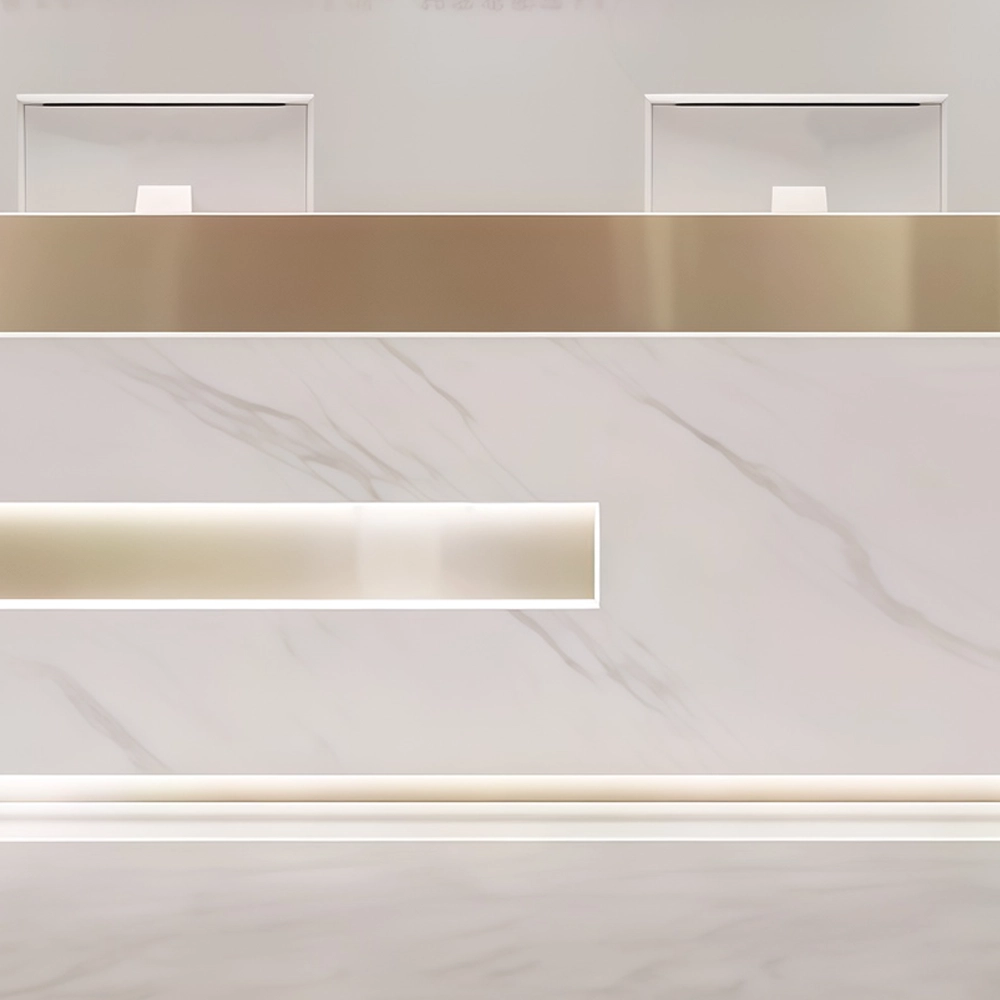 Luxury Minimalist Reception Desks For Modern Corporate Offices
