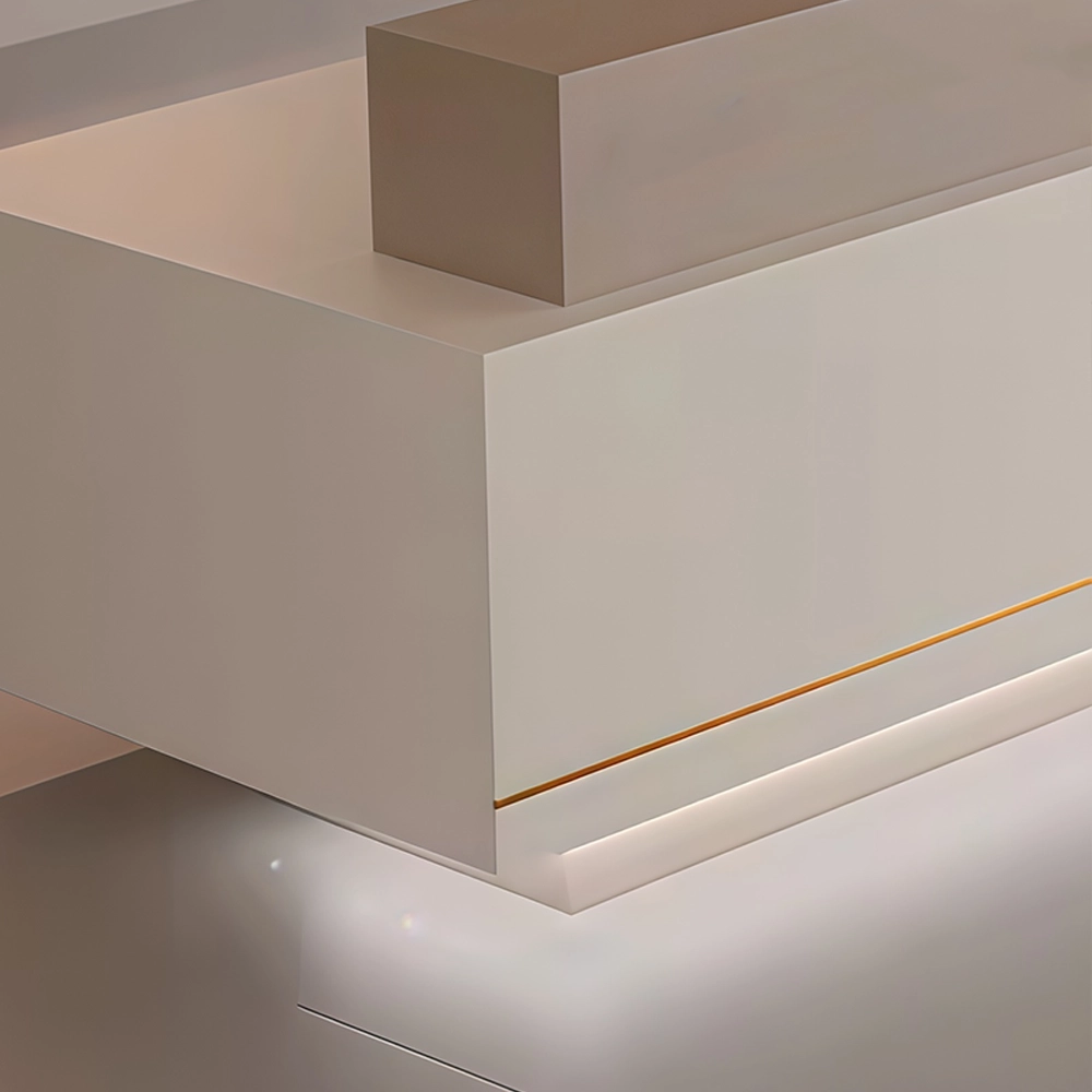 Minimalist Modern Corporate Reception Desk