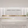 Luxury Minimalist Reception Desks For Modern Corporate Offices