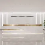 Luxury Minimalist Reception Desks For Modern Corporate Offices
