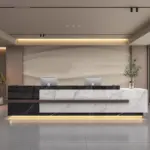 Reception Desks in Composite Stone & Marble For Businesses