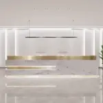 Luxury Minimalist Reception Desks For Modern Corporate Offices