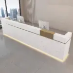 Marble-Lacquer Reception & Cashier Desks