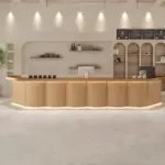 Modern Cream Tone Bistro & Reception Desk