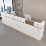 Marble-Lacquer Reception & Cashier Desks