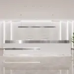Luxury Minimalist Reception Desks For Modern Corporate Offices