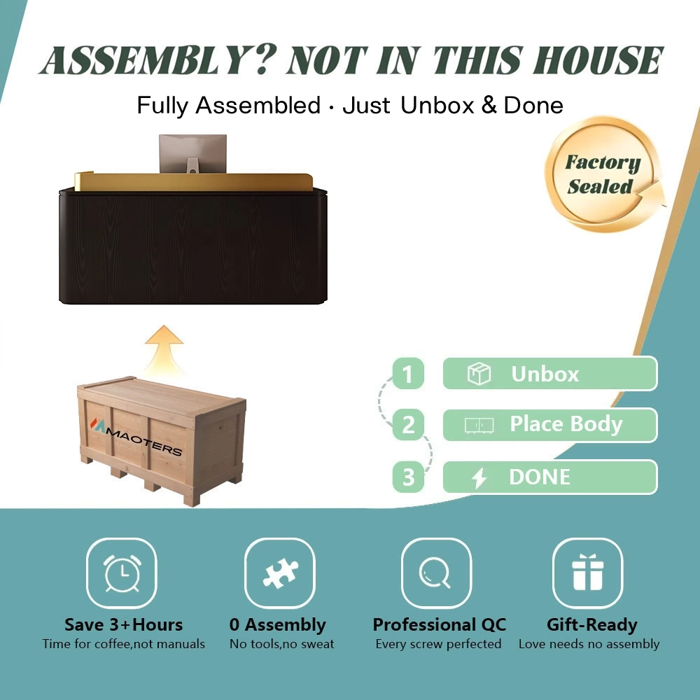 Light Luxury Modern Small Reception Desk