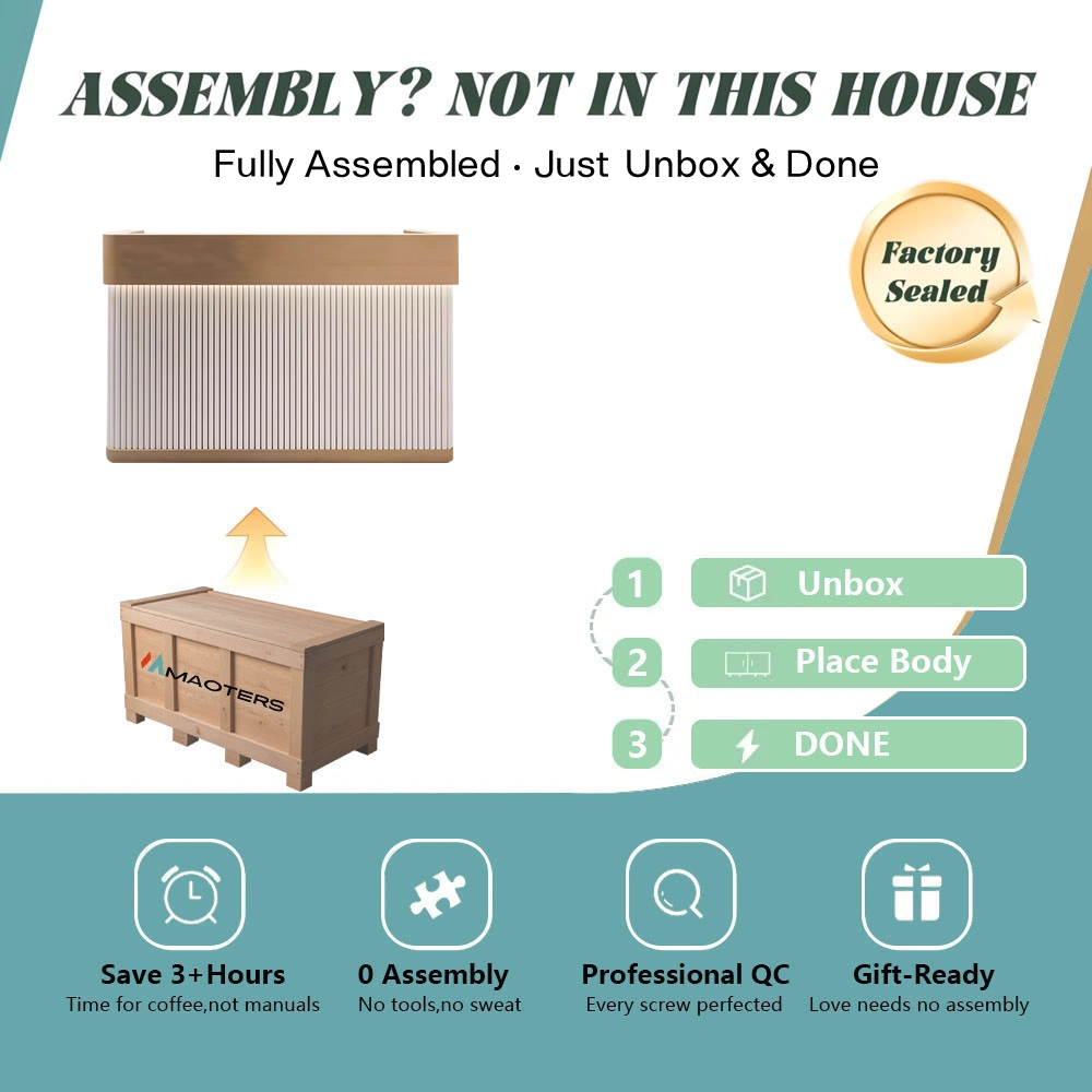 Modern Minimalist Wooden Cashier Counter
