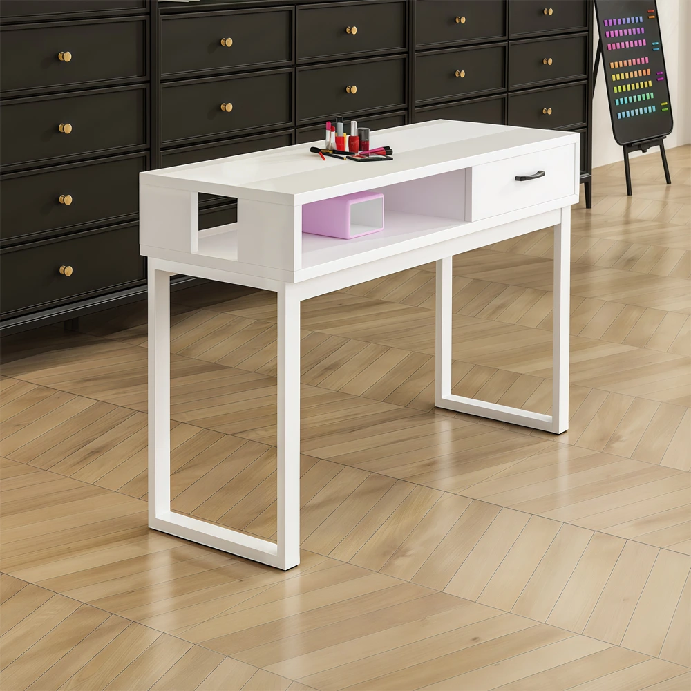 Retro Japanese Manicure Desk with Drawers - image 11